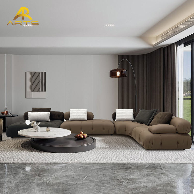 Modern Modular Couch Sofa Set Sponge Vacuum 1-3 Seats Sofa Leather Compressed Sofas for Living Room Home Furniture Zipsofa