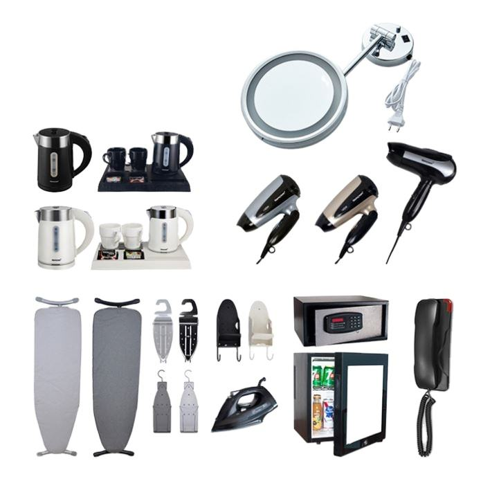 Factory Wholesale Eco-Friendly Stainless Steel Hotel Amenities Set Low Wattage Coverage Private Label for Restaurants Hotels