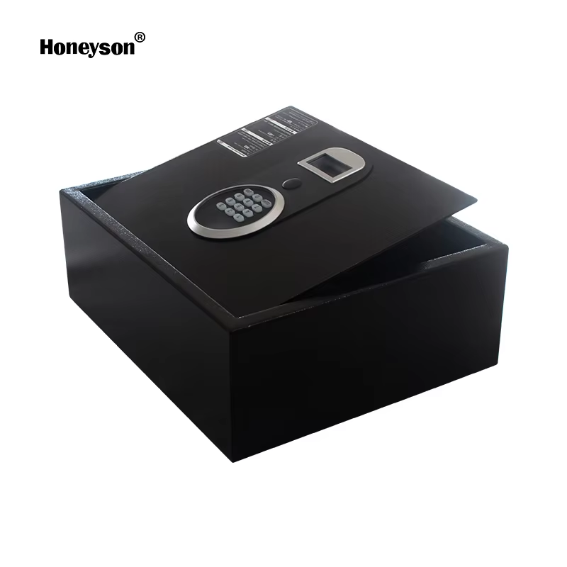 Premium Honeyson Hotel Electronic Safe Deposit Box Locker Metal Stainless Steel Construction 12-Inch Laptop Size for Hotel