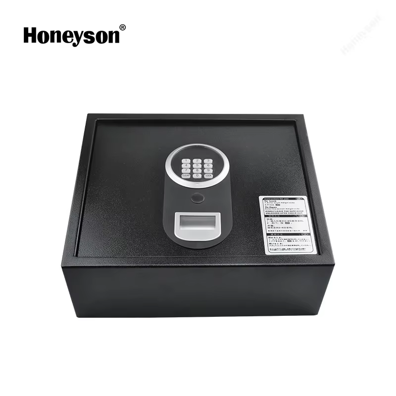 Premium Honeyson Hotel Electronic Safe Deposit Box Locker Metal Stainless Steel Construction 12-Inch Laptop Size for Hotel