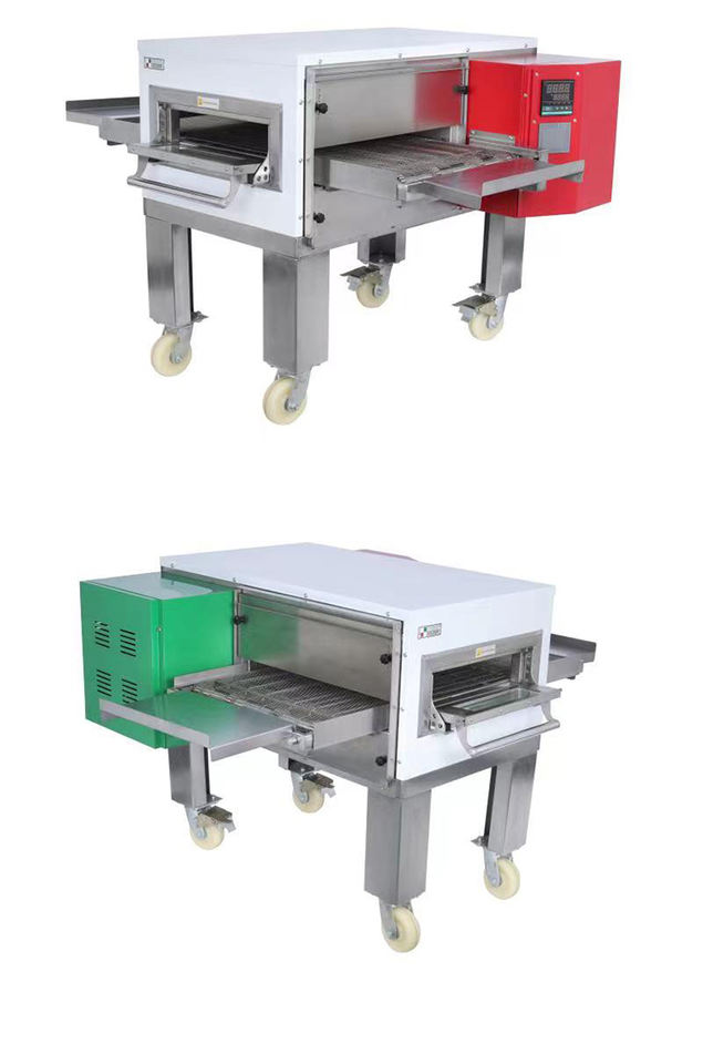 Heating Area 380V 12" 18" 32" Industrial Pizza Oven Commercial Conveyor Pizza Oven Pizza Machine