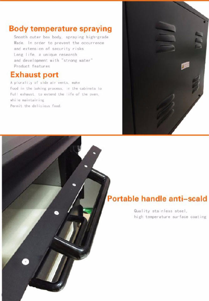 NB400 PERFORNI Electric Toaster Oven Temperature Range 50~300 Degree Pizza Baker for Pizza Making