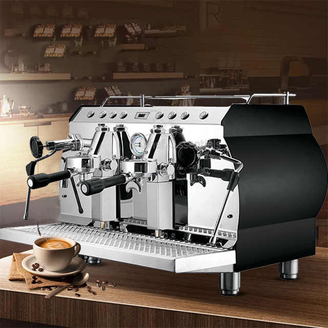 Commercial Electric Fully Automatic Model Bar Stainless Steel Coffee Making Machine for Restaurant