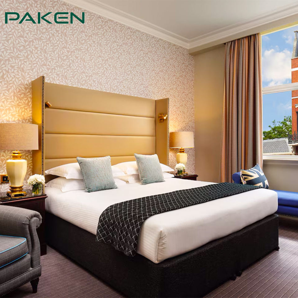 One-stop Turnkey Hotel Project Furniture Solution Manufacturer Custom Hotel Bedroom Furniture for 3~5 Star Hotel