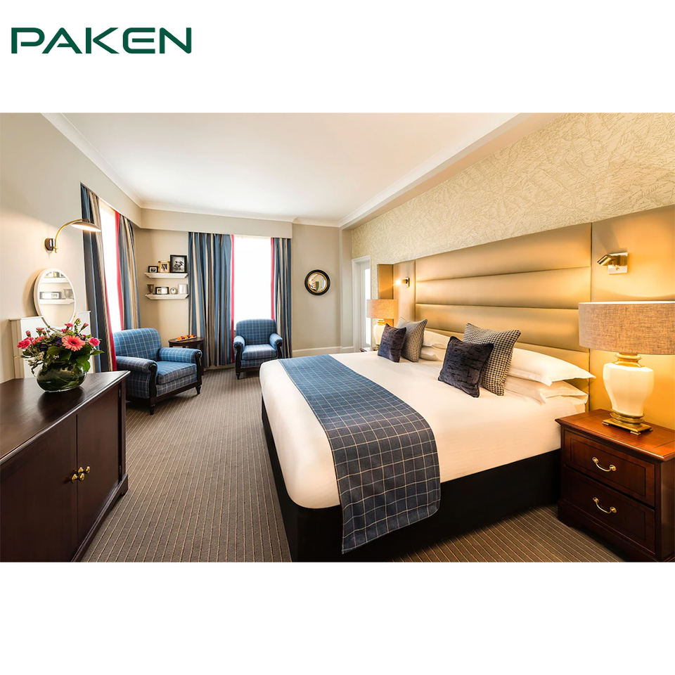 One-stop Turnkey Hotel Project Furniture Solution Manufacturer Custom Hotel Bedroom Furniture for 3~5 Star Hotel