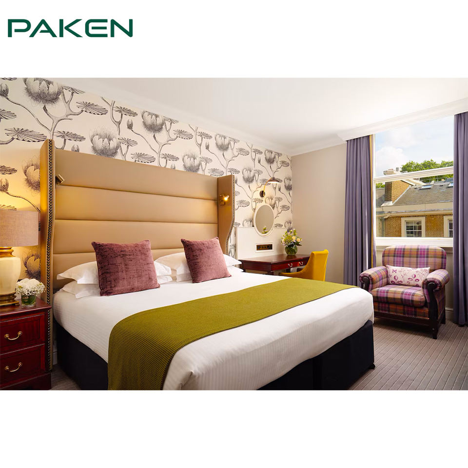 One-stop Turnkey Hotel Project Furniture Solution Manufacturer Custom Hotel Bedroom Furniture for 3~5 Star Hotel