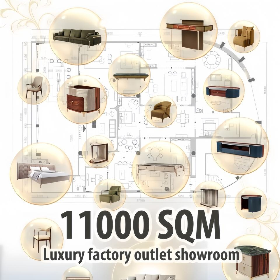 Modern Design Customized Home Furniture Curved Puff Couch , Bubble Floor Bench Living Room Apartment Villa Hotel Salon Sofa