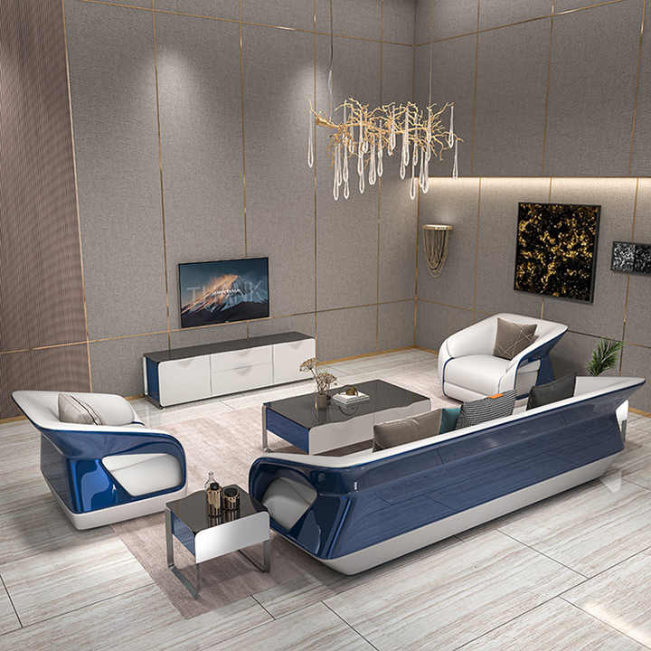 Sofa Manufacturer ,Modern Luxury 3-Seater Italian Leather Sofa Set for Living Room Furniture Sponge Contemporary Style Sofa