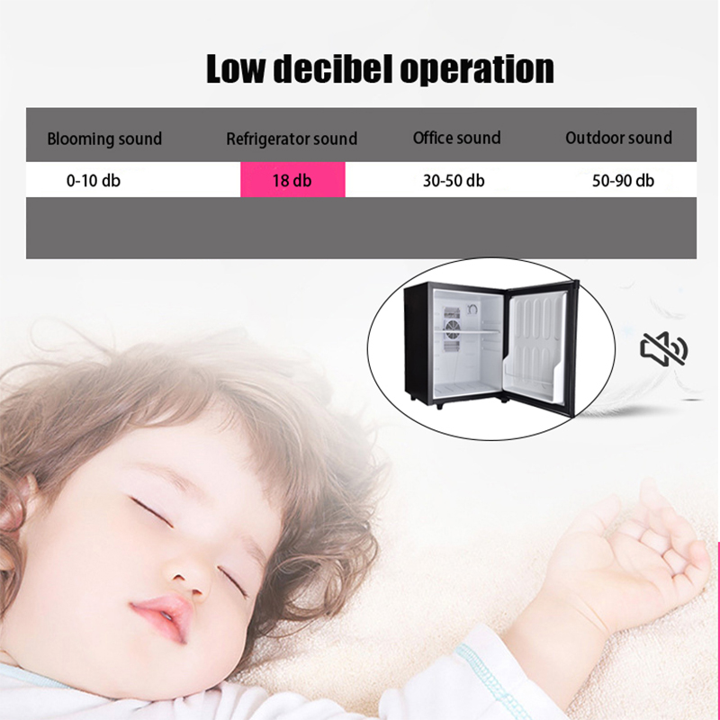 5 Star Hotel Guest Room Supplies Hotel Room Mini bar Silence Fridge