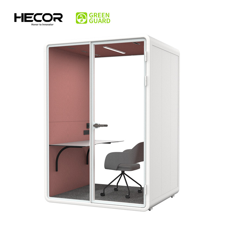 Movable Private Office Meeting Pod Office Soundproof Acoustic Booth With Two Person