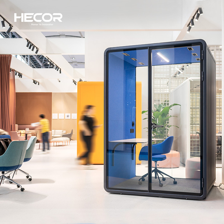 Movable Private Office Meeting Pod Office Soundproof Acoustic Booth With Two Person