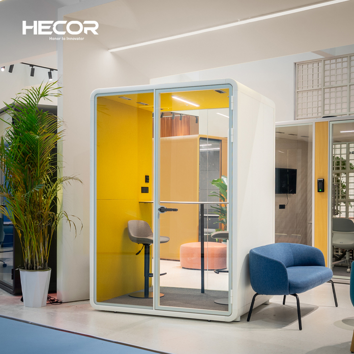 Movable Private Office Meeting Pod Office Soundproof Acoustic Booth With Two Person