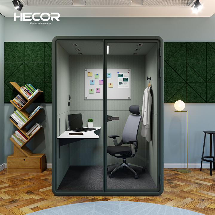 Movable Private Office Meeting Pod Office Soundproof Acoustic Booth With Two Person