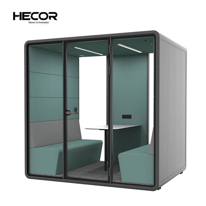 Fashion Indoor Noise Insulate Soundproof Office Meeting Booth Airport Lounge Working Pod With Air Conditioning