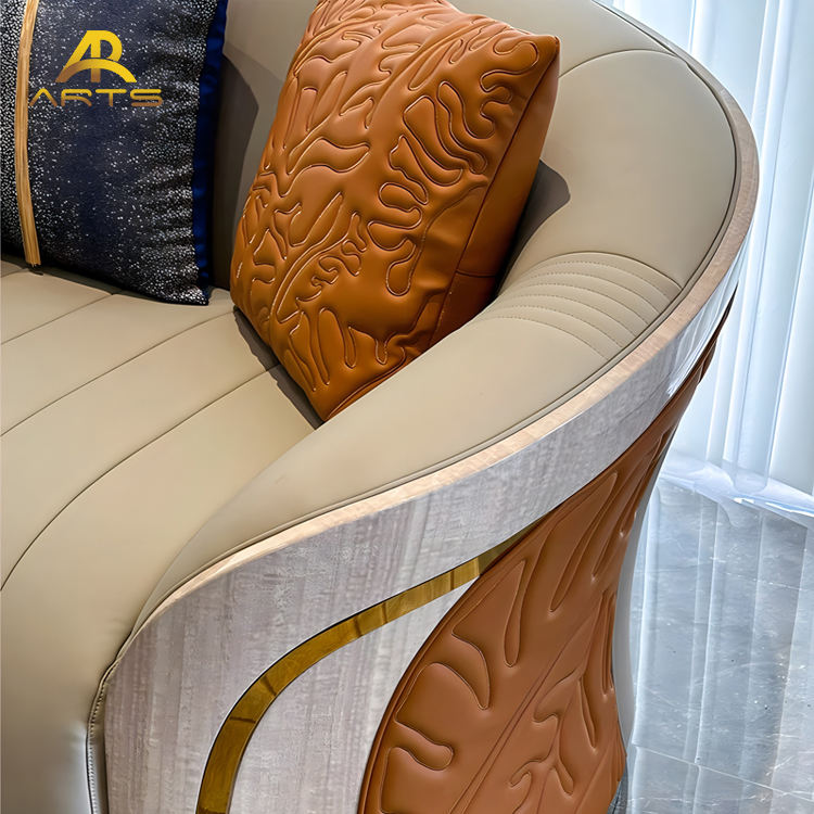 Factory Direct Modern Luxury Design Elegant Sofa Sets Upholstered Couches for Hotel Villa Apartment Living Room Sofa