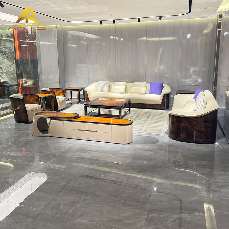 Factory Direct Wholesale Modern Luxury Design Sofa Sets Upholstered Couches for Hotel Villa Apartment Living Room Sofa