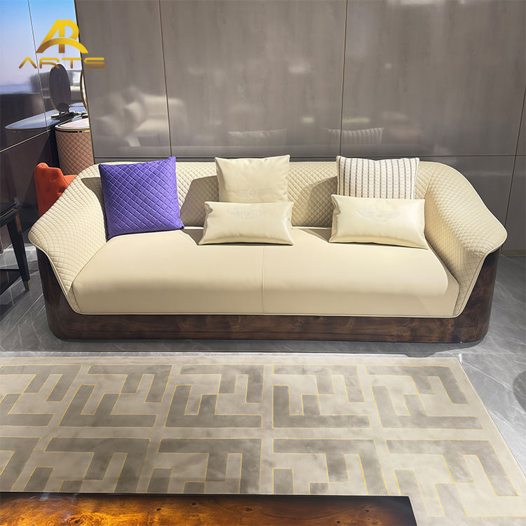 Factory Direct Wholesale Modern Luxury Design Sofa Sets Upholstered Couches for Hotel Villa Apartment Living Room Sofa