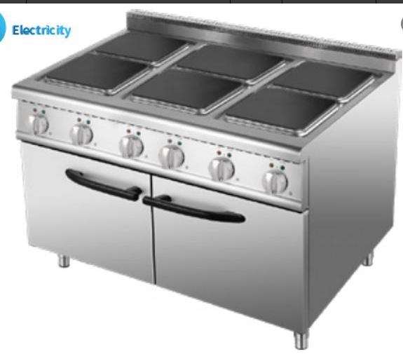 Multifunctional Commercial Cooking Equipment-Stainless Steel Electric Stove for Hotels and Restaurants