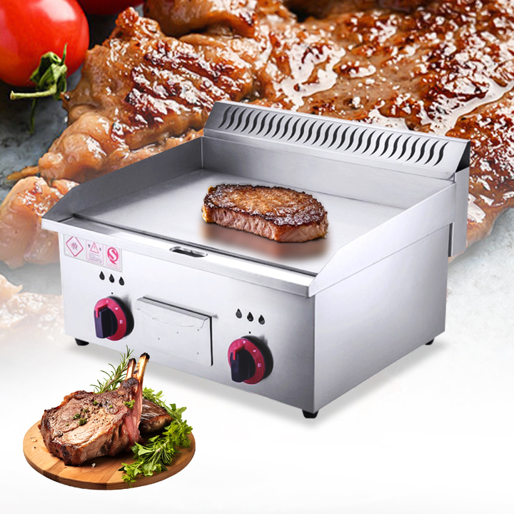 CE High Quality Luxury Furnace Counter Top Electric Griddle Flot Top Grill with Cabinet Hotel or Restaurant Kitchen Equipment