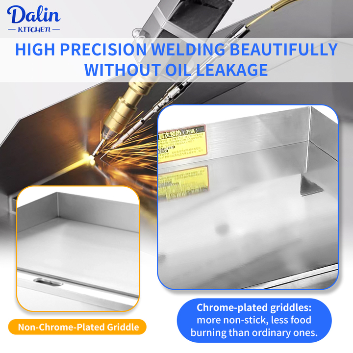 CE High Quality Luxury Furnace Counter Top Electric Griddle Flot Top Grill with Cabinet Hotel or Restaurant Kitchen Equipment