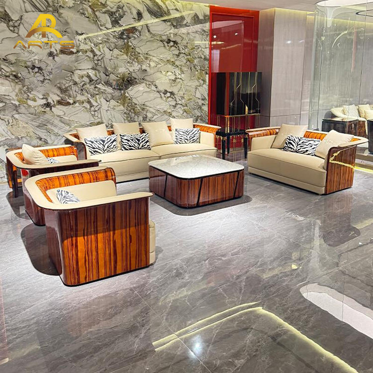 Factory Direct Modern Luxury Design Sofa Set Furniture Upholstered Couches for Hotel Villa Apartment Living Room Sofa