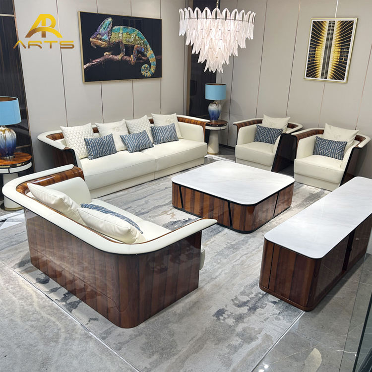 Factory Direct Modern Luxury Design Sofa Set Furniture Upholstered Couches for Hotel Villa Apartment Living Room Sofa