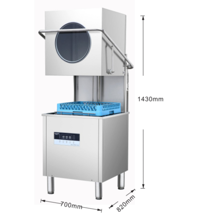Hot-selling Restaurant Independent Smart Dishwasher Commercial Stainless Steel Kitchen Dishwasher