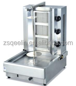 Gas Shawarma Commercial Equipment Stainless Steel Rotation Grill Machine for Restaurant Hotel Kitchen Use