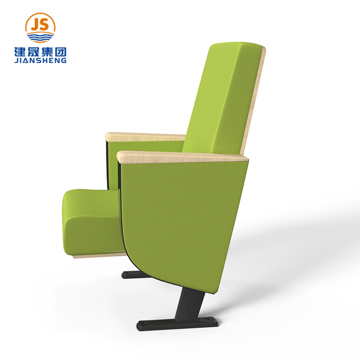 Modern Style Foldable Auditorium Chairs with Table Metal Theater Furniture for Church School and Auditorium Seating