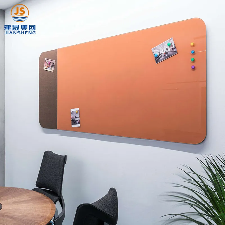 Office & School Wall Whiteboard for Classroom Use Stand with Dry-Erase Marker Magnetic Glass Whiteboard