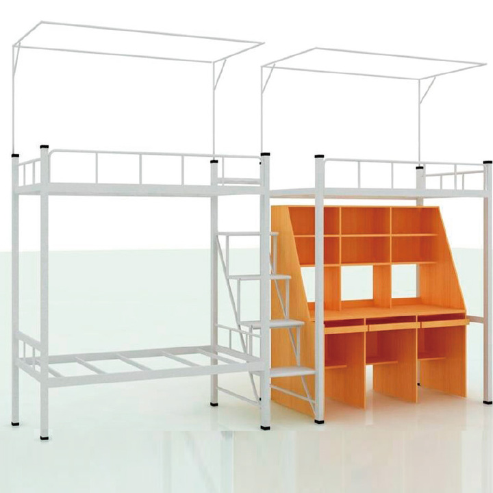 Modern and Popular Steel Double Decker Bed for Dormitory