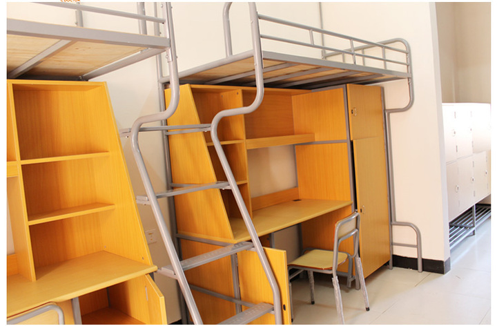 Modern and Popular Steel Double Decker Bed for Dormitory