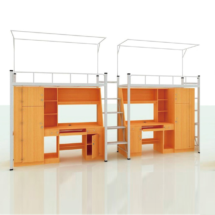 Modern and Popular Steel Double Decker Bed for Dormitory