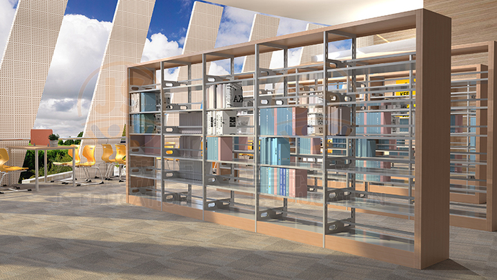 Commercial Metal Locker Slot Angle Iron Shelf Angle School Library Book Shelving