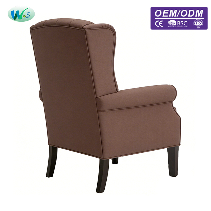 WS 9107 High Quality Walnut Borge Mogensen Sofas Black Sofa Set Furniture Leather Couches Sofa Leisure Sofa