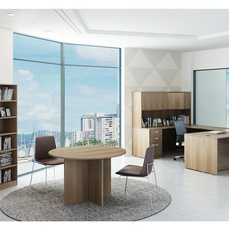 Wholesale Round Shape Modern Design Wood Coffee Table