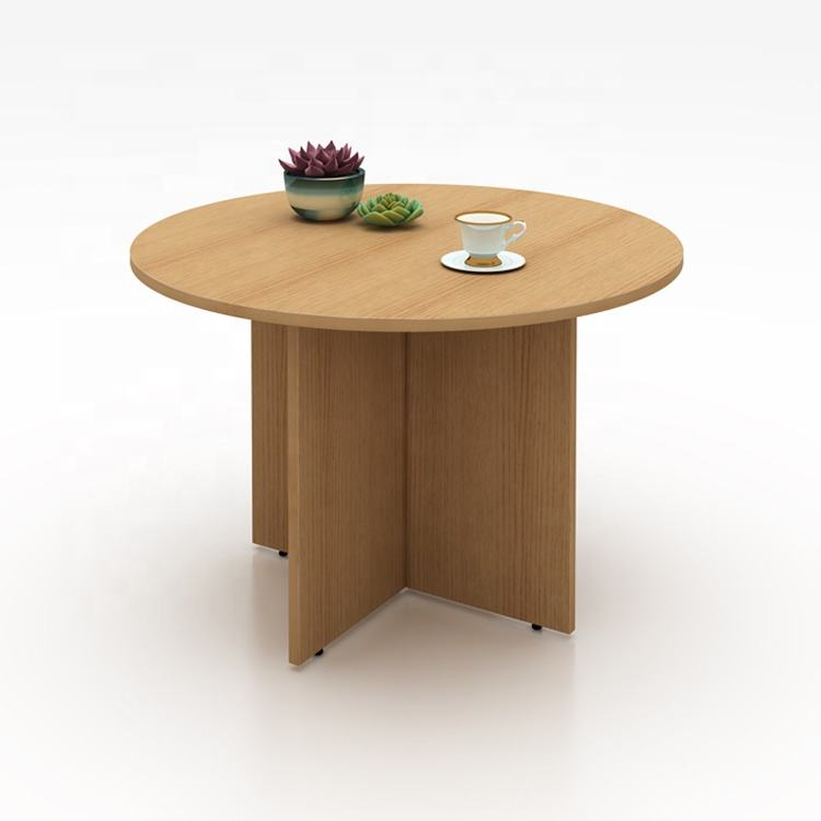 Wholesale Round Shape Modern Design Wood Coffee Table