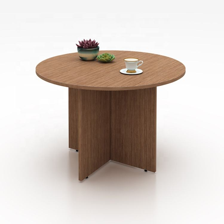 Wholesale Round Shape Modern Design Wood Coffee Table