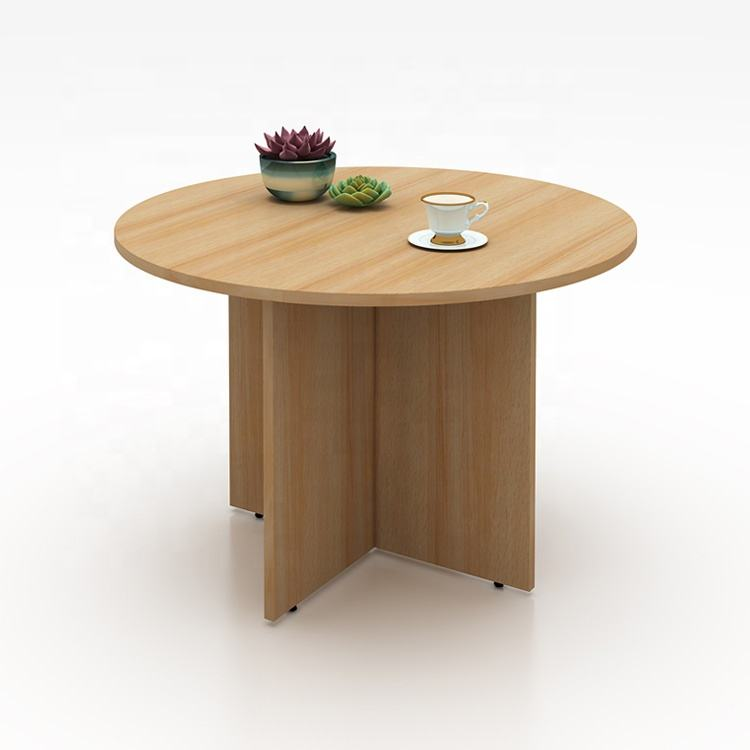 Wholesale Round Shape Modern Design Wood Coffee Table