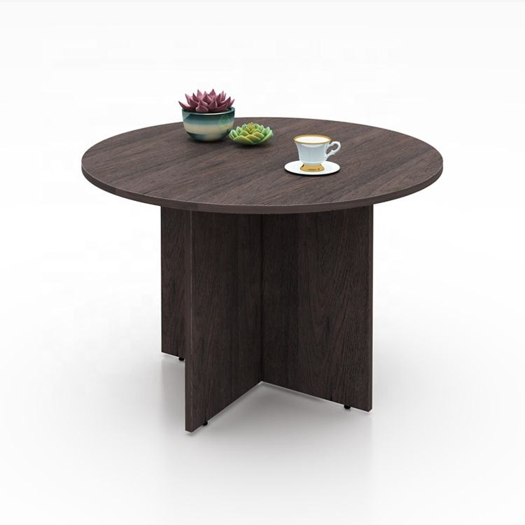 Wholesale Round Shape Modern Design Wood Coffee Table