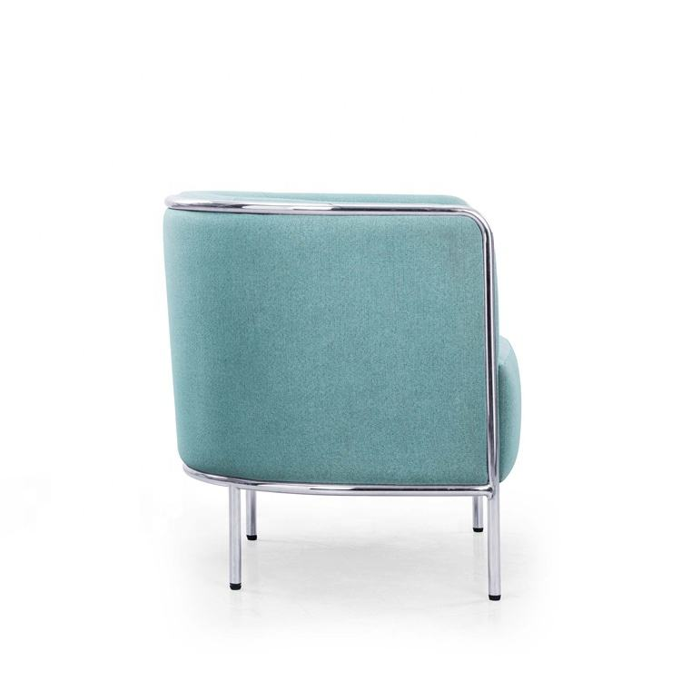 Wholesale Modern Multicolor Couch Sofa 1 Seater Office Living Room Sofas Fabric Accent Chair