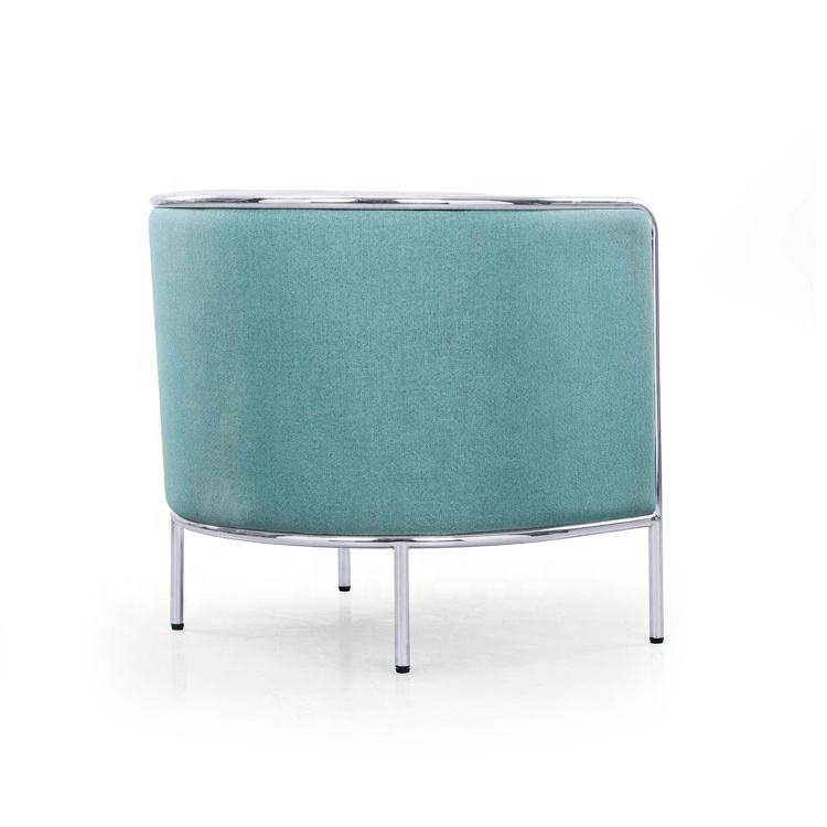 Wholesale Modern Multicolor Couch Sofa 1 Seater Office Living Room Sofas Fabric Accent Chair