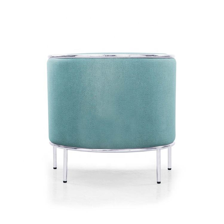 Wholesale Modern Multicolor Couch Sofa 1 Seater Office Living Room Sofas Fabric Accent Chair