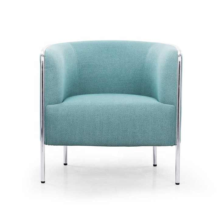 Wholesale Modern Multicolor Couch Sofa 1 Seater Office Living Room Sofas Fabric Accent Chair