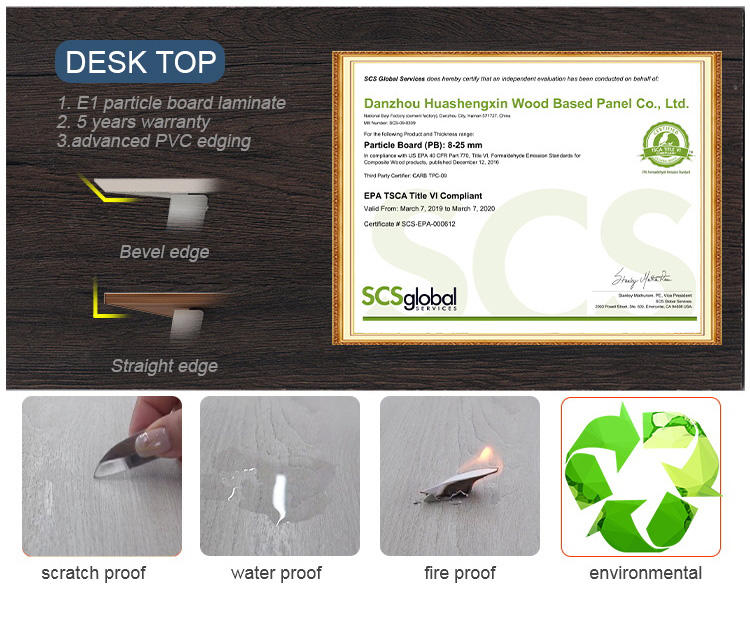 Low Price European Style Modern Computer Desk Wood Small Corner Home Office Desk