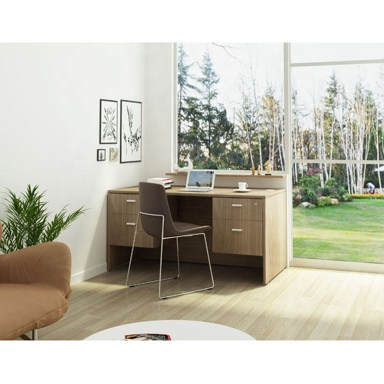 Wholesale Home Office Furniture Corner Luxury Wood Office Desk for SOHO Office