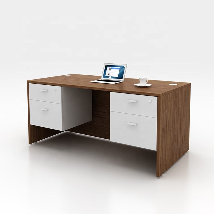 Wholesale Home Office Furniture Corner Luxury Wood Office Desk for SOHO Office