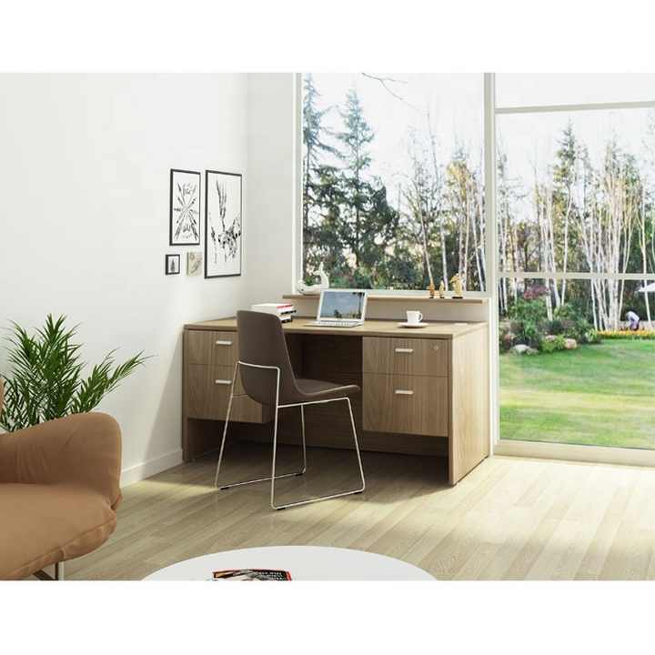 Wholesale Home Office Furniture Corner Luxury Wood Office Desk for SOHO Office