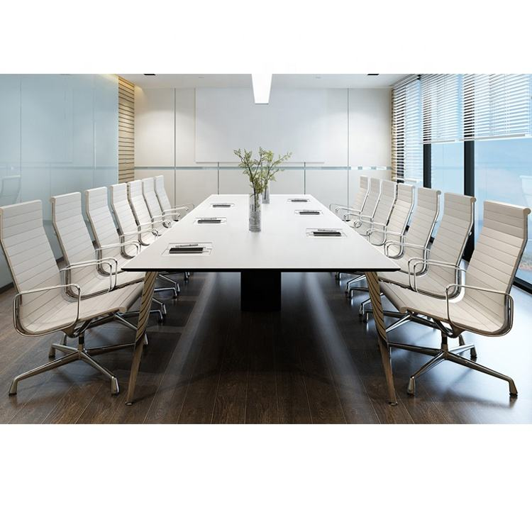 Modern High Top Meeting Table Wood Conference Table for Meeting Room