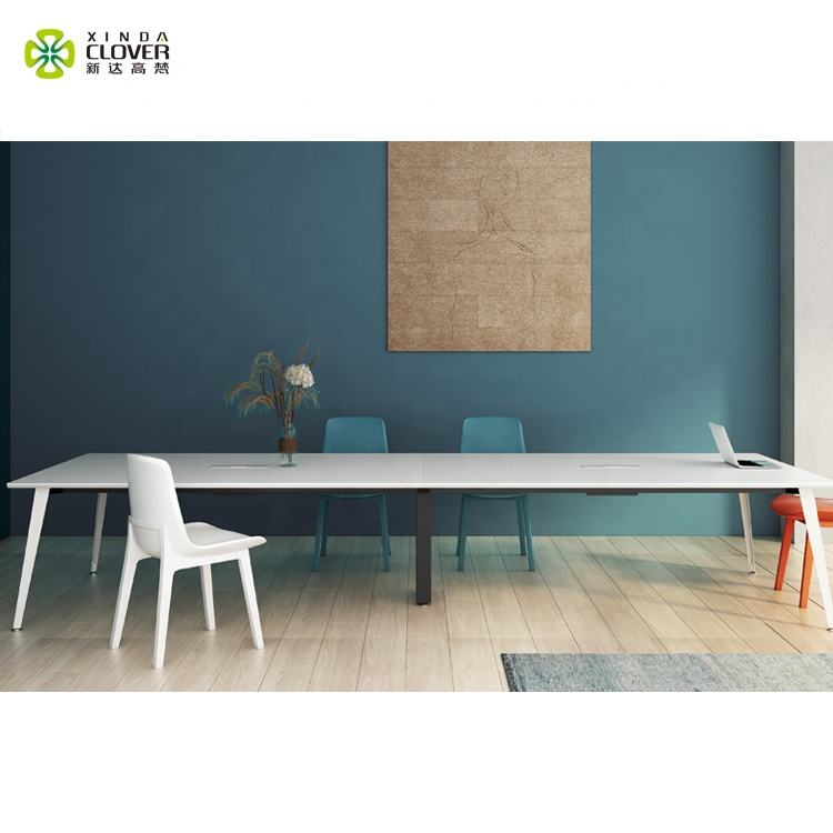 Modern High Top Meeting Table Wood Conference Table for Meeting Room